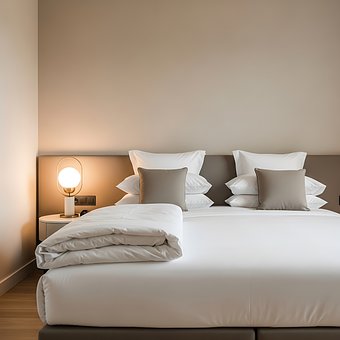 Schlafzimmer, Hotel, Innenraum, Bett