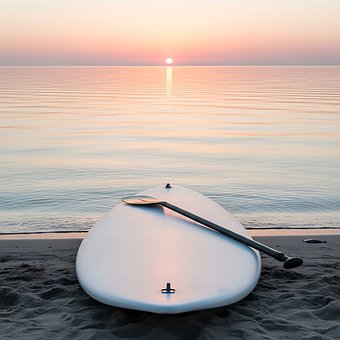Paddleboard, Sup, Strand, Meer