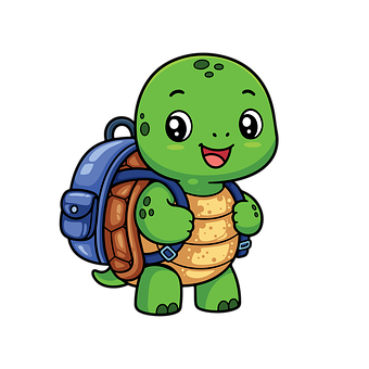 Free Turtle Cartoon illustration and picture