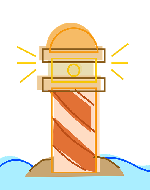 Free lighthouse sea navigation vector