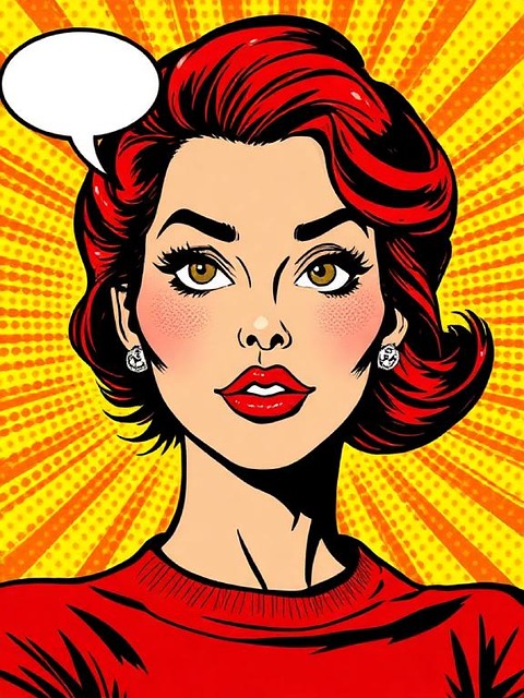 Free Pop Art Cartoon illustration and picture