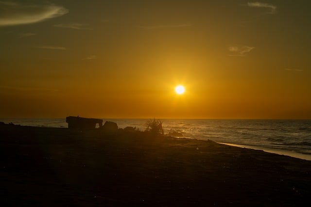 Free Sunset Sea photo and picture