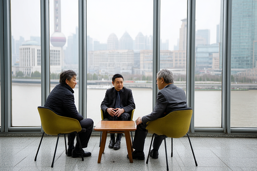 Free Business Meeting Asian Businessmen illustration and picture