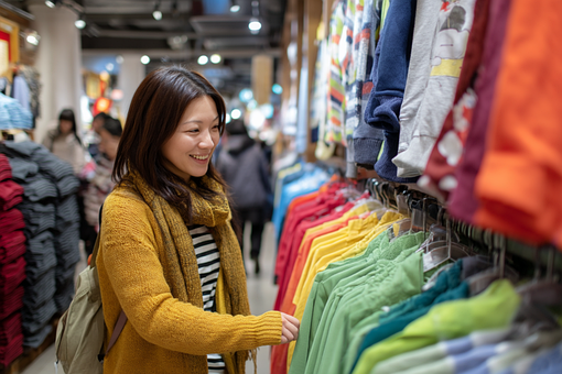 Free Fashion Store Woman Shopping illustration and picture
