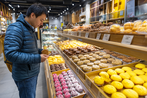 Free Bakery Man illustration and picture