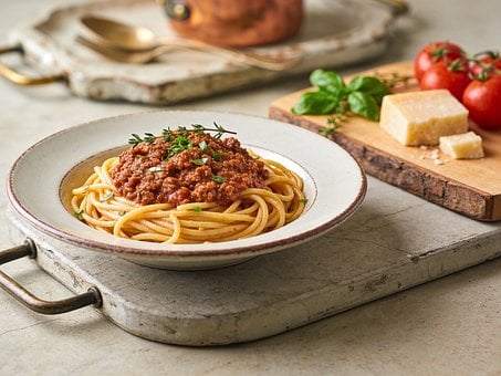 Spaghete, Paste, Gătit, Roșii, Busuioc