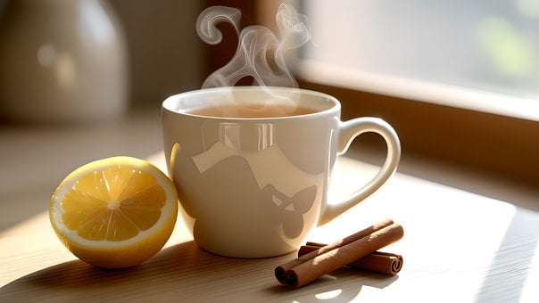Free Tea Lemon illustration and picture