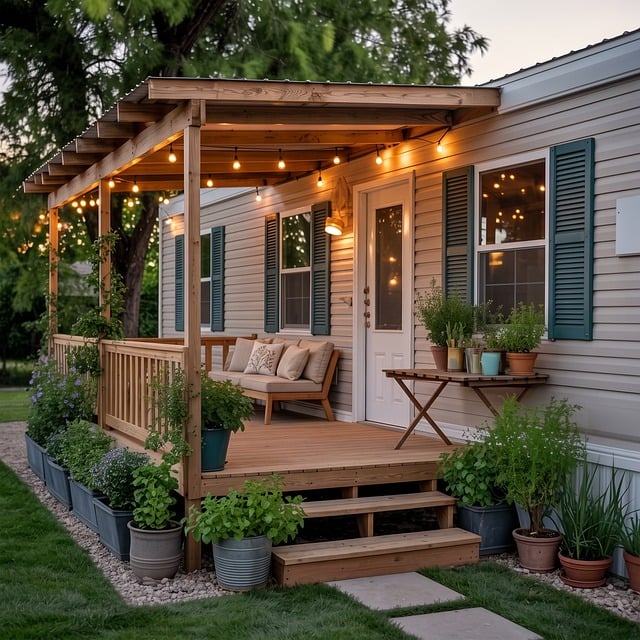 Free veranda nature lighting illustration