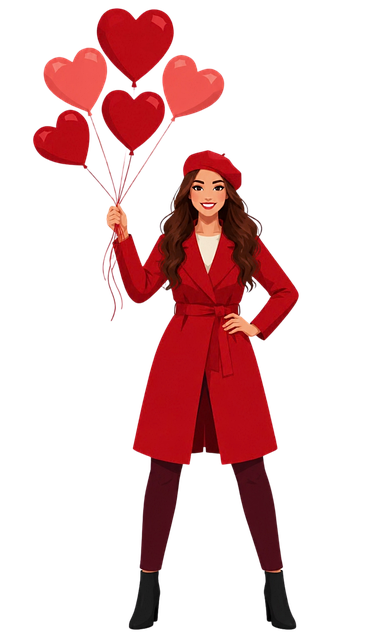 Valentinstag, Herzluftballons