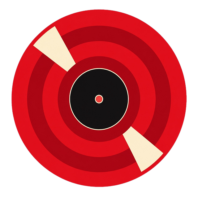 Free vinyl red vinyl record vector