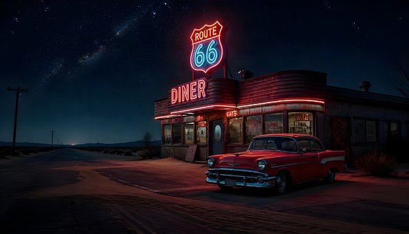 Route 66, Spisested, Restaurant