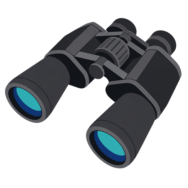 Free binoculars optical device observation tool vector