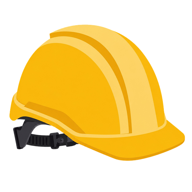 Free safety helmet yellow helmet protective gear vector