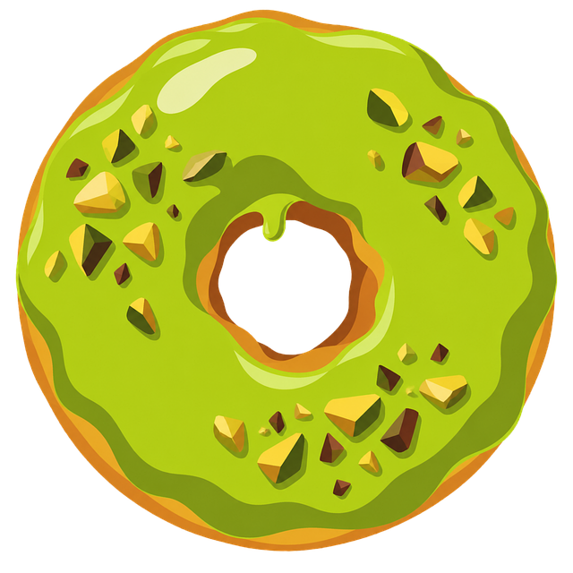 Glaseado Verde, Rosquilla Glaseada