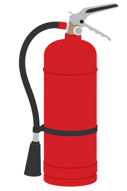 Free fire extinguisher red fire extinguisher workplace safety vector