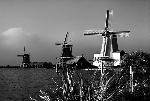 Free Windmill Landscape photo and picture