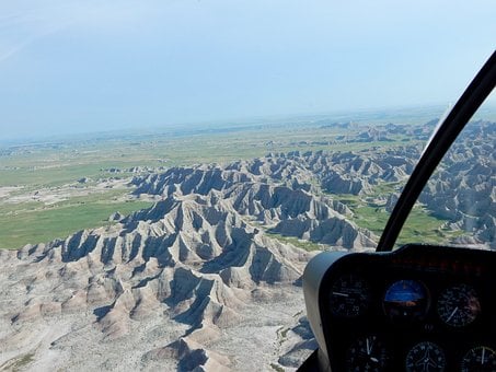 Badlands, Luftfahrt, Nationalpark