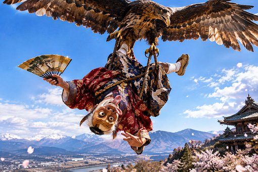 Free Traditional Mask Eagle illustration and picture