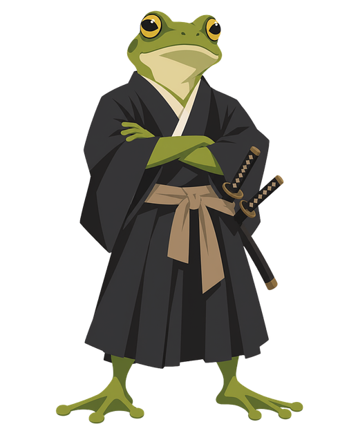 Download free HD stock image of Frog Samurai Samurai Free frog samurai samurai frog vector