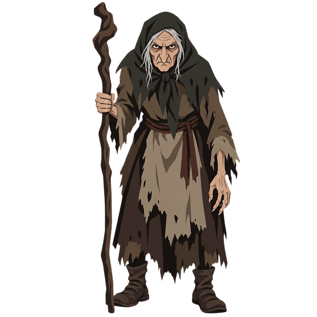 Baba Jaga, Hexe, Slawische Folklore
