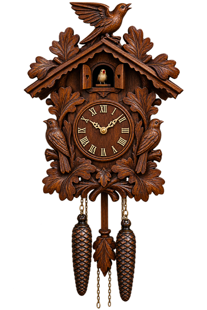 Free Cuckoo Clock Carved Wood illustration and picture