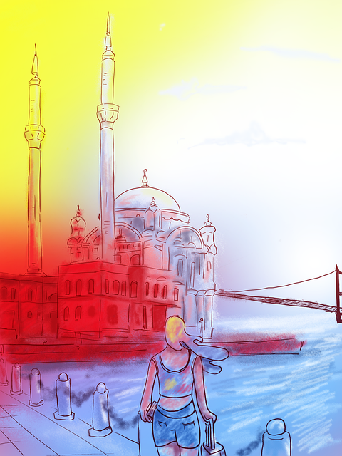 Tegneserie, Türkiye, Ortakoy Moské