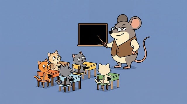 Free animated cartoon mouse illustration