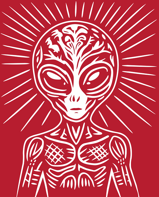 Free alien cartoon fantasy vector