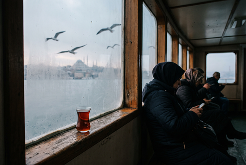 Feribot, Istanbul, Bosphor, Ceai Turcesc