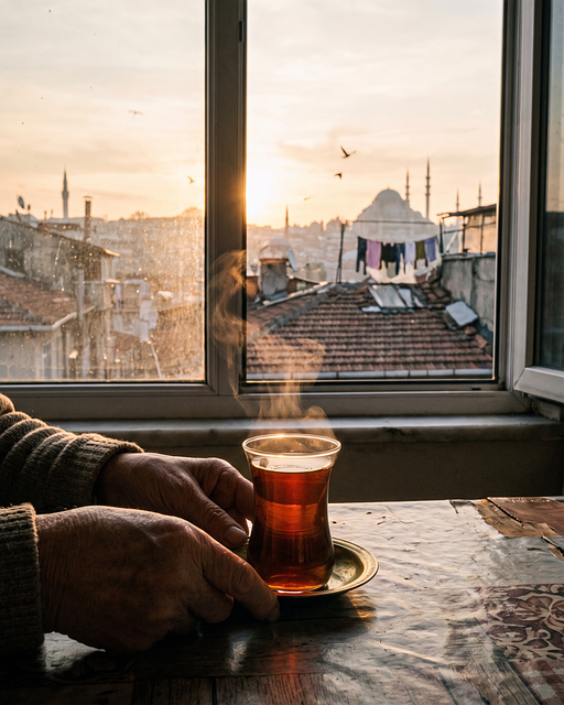 Istanbul, Ceai Turcesc, Pahar De Ceai