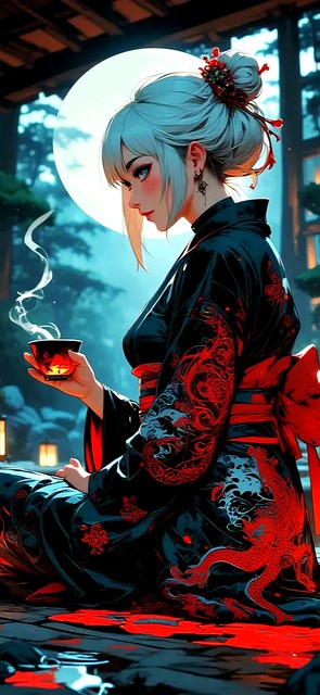 Free Geisha Kimono illustration and picture