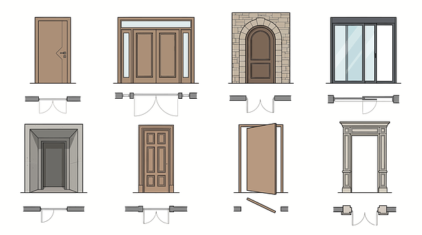 Ușă, Arhitectură, Design Interior
