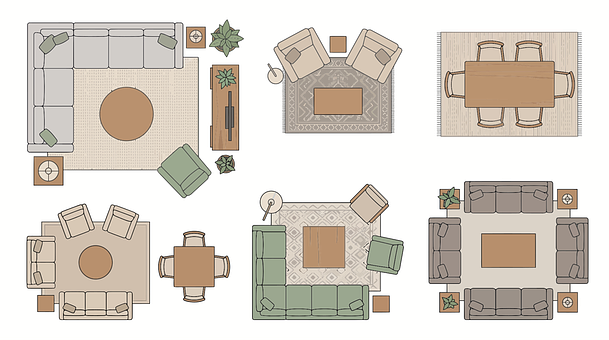 Plan De Etaj, Mobilier, Sufragerie