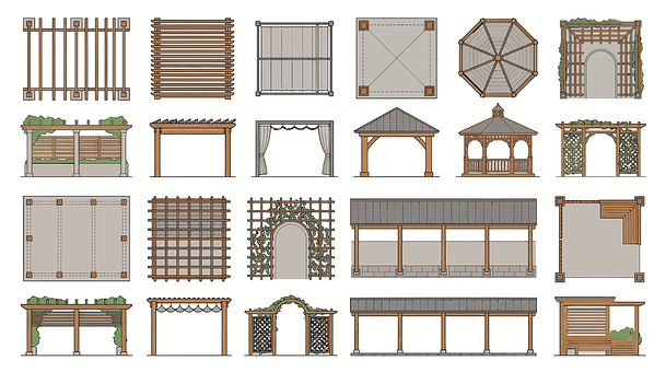 Pergola, Foișor, Terasă