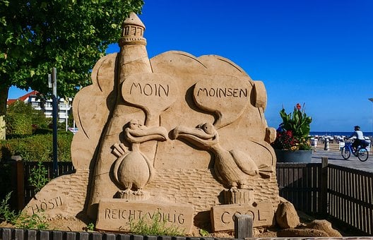 Escultura, Areia, Ilha, Farol
