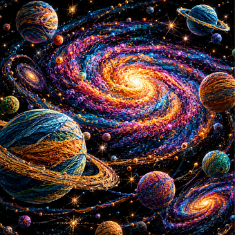 Vlna, Vesmír, Planeta, Galaxie, Saturn