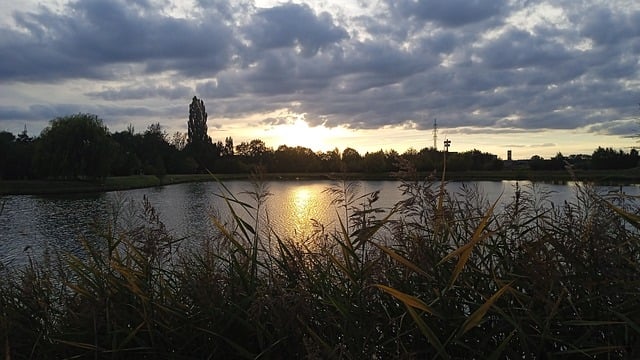Free Dusk Pond photo and picture