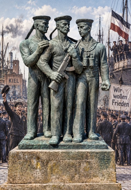 Kiel, Matrosen, Skulptur, Bronzekunst