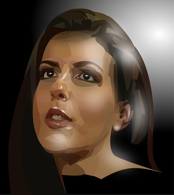 Free Woman Portrait vector and picture
