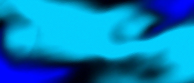 Abstraktion, Blå, Sløret, Gradient