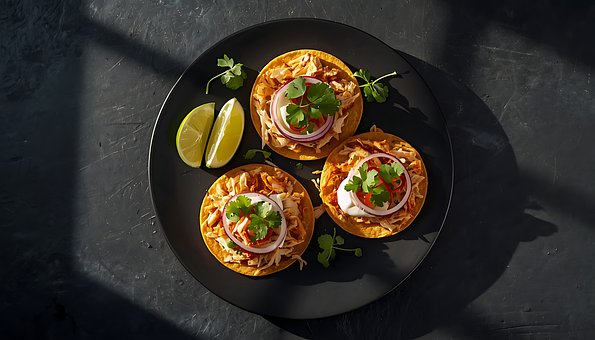 Tostada, Mexicansk Mad, Majs Tortilla