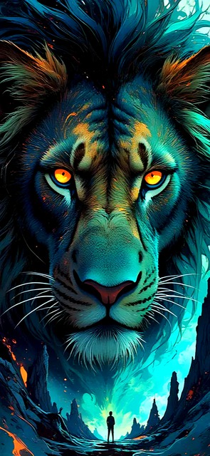 Free Lion Fantasy illustration and picture