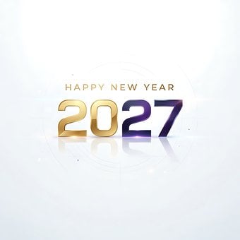 Nyttår 2027, Godt Nytt År, 2027