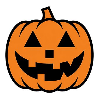 Halloween, Gresskar, Ansikt, Tegneserie