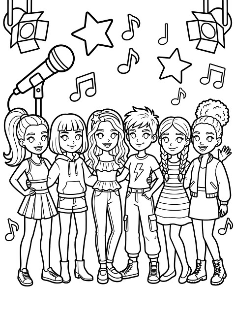 Banda De Garotas, Microfone