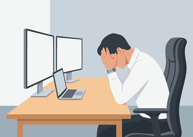 Free stress burnout work vector
