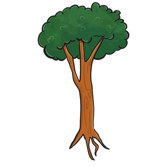 Copac, Desen Animat, Grafică, Natura