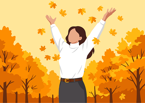 Free Autumn Leaves vector and picture