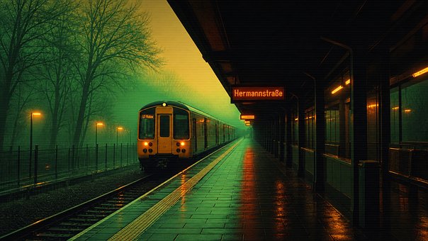 Free Train Berlin illustration and picture