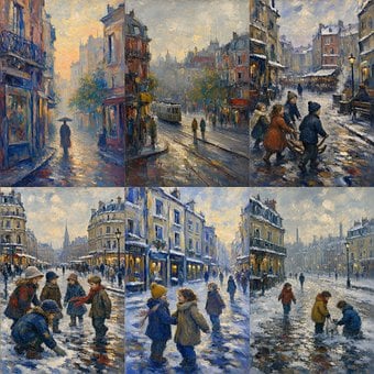 Impressionismo, Pintura A Óleo
